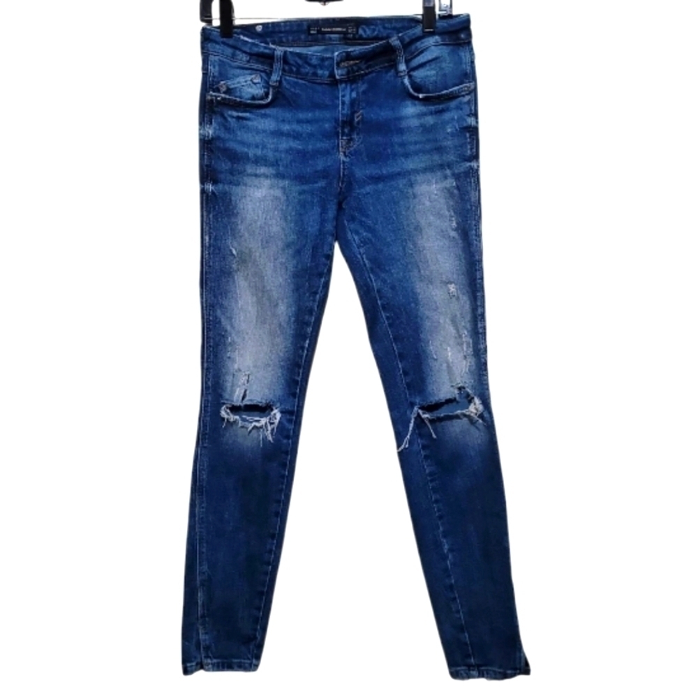 Zara Womens Distress Jeans Size 6